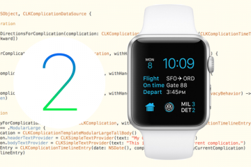 Eigene Complications für die Apple Watch entwickeln